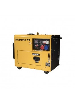 Generatore insonorizzato KOMPAK 6300W Diesel monofase 230V e trifase 400V NT-8000SE-T Costruzione e casa
